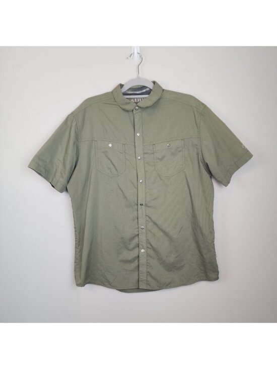 Kuhl Other - Kuhl short sleeve button down shirt sz L men green